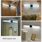 DMK-025 Luce frontale per specchio da cucina con lampada da armadio intelligente, Touch + Human Body Induction, Hand Scan Timing, Hand Sweep Clock
