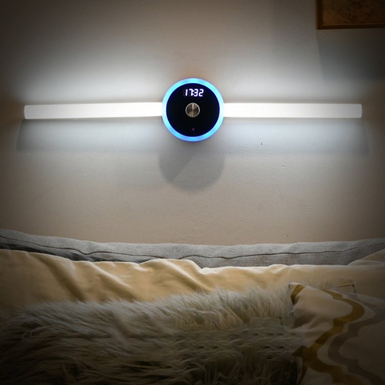 DMK-025 Luce frontale per specchio da cucina con lampada da armadio intelligente, Touch + Human Body Induction, Hand Scan Timing, Hand Sweep Clock