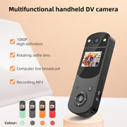 Videocamera digitale multifunzione D2 HD 1080P Videocamera sportiva DV Videocamera per computer dal vivo, Red, Green, Black, Orange