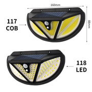 Lampada da parete solare a induzione per esterni 35W