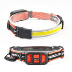 Grande faro a filo COB per campeggio all'aperto SMD, stile:, Rechargeable, Dry Battery, Rechargeable+4 Buckles