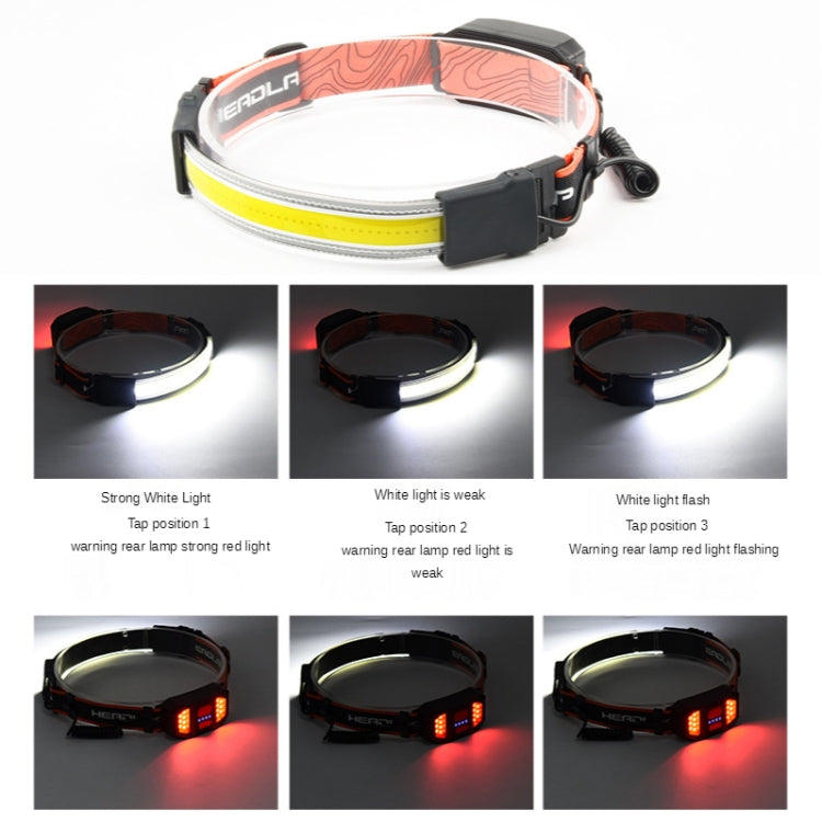 Grande faro a filo COB per campeggio all'aperto SMD, stile:, Rechargeable, Dry Battery, Rechargeable+4 Buckles