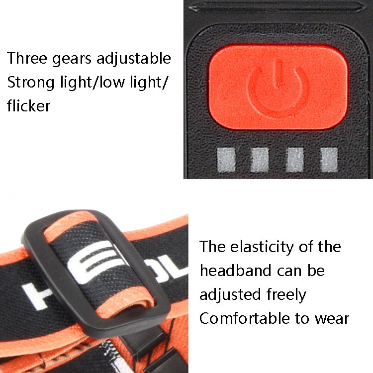 Grande faro a filo COB per campeggio all'aperto SMD, stile:, Rechargeable, Dry Battery, Rechargeable+4 Buckles