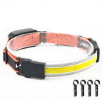 Grande faro a filo COB per campeggio all'aperto SMD, stile:, Rechargeable, Dry Battery, Rechargeable+4 Buckles