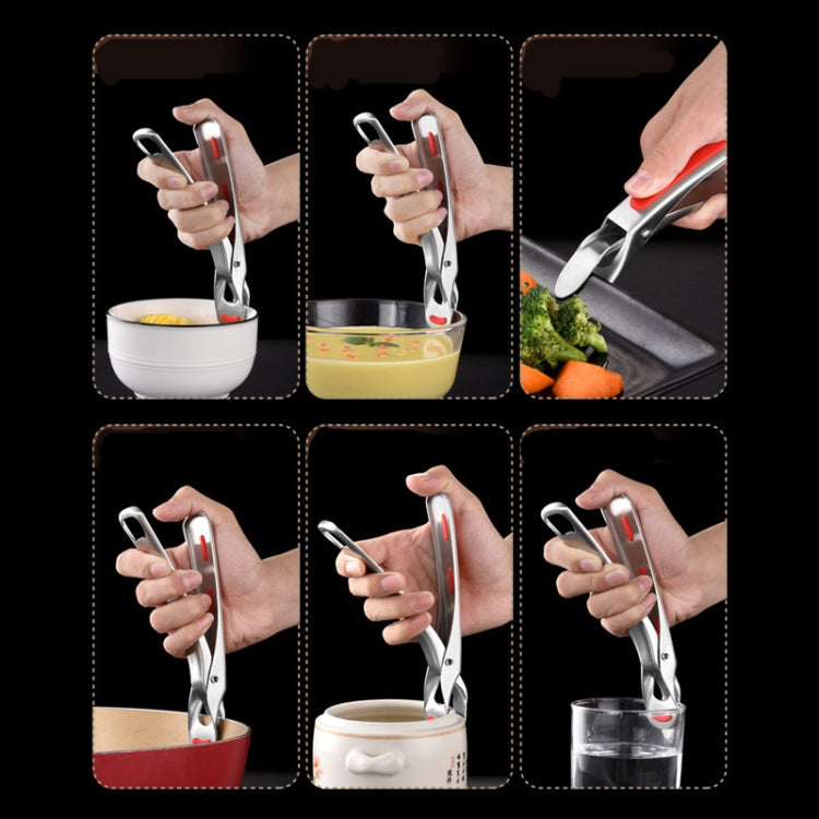 Cucina 304 in acciaio inox intarsiato in gomma antiscivolo antiscivolo portapiatti e vassoio sollevatore, Dish Holder (Red), Dish Holder (Black), Dish Holder (Green)