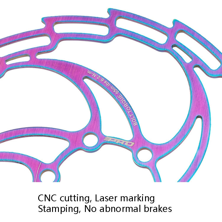 IIIPRO Bike Disc Mountain Bike Hollow Disc Dish Six Nail Brake Pad, Stile:, 160mm, 180mm, 203mm