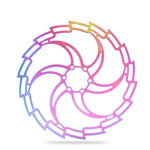 IIIPRO Bike Disc Mountain Bike Hollow Disc Dish Six Nail Brake Pad, Stile:, 160mm, 180mm, 203mm