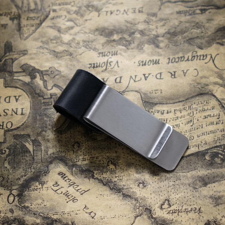 Portapenne in metallo con clip per penna in pelle per notebook vintage da 3 pezzi, stile:, Stainless Steel, Brass