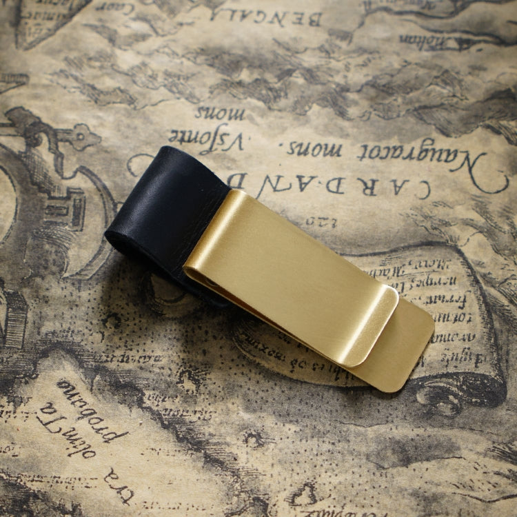 Portapenne in metallo con clip per penna in pelle per notebook vintage da 3 pezzi, stile:, Stainless Steel, Brass