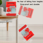 Cassetta di sicurezza con password Giocattolo automatico per bancomat per bambini, Black Red, White Blue, White Pink, Tyrant Gold, Silver, Red, Blue White, White Red, Rose Red, Panda, Reddish Black, Green, Red&Black