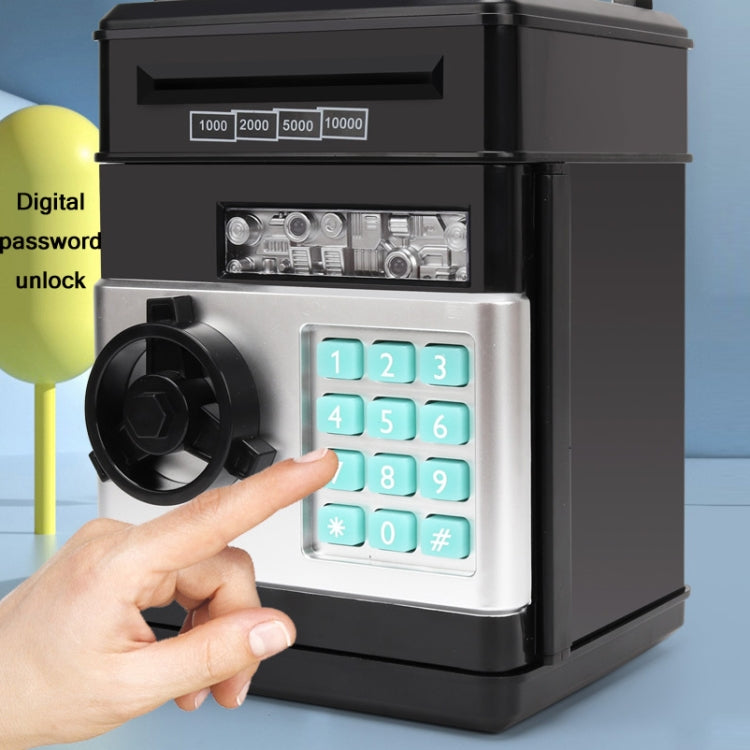 Cassetta di sicurezza con password Giocattolo automatico per bancomat per bambini, Black Red, White Blue, White Pink, Tyrant Gold, Silver, Red, Blue White, White Red, Rose Red, Panda, Reddish Black, Green, Red&Black