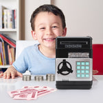 Cassetta di sicurezza con password Giocattolo automatico per bancomat per bambini, Black Red, White Blue, White Pink, Tyrant Gold, Silver, Red, Blue White, White Red, Rose Red, Panda, Reddish Black, Green, Red&Black