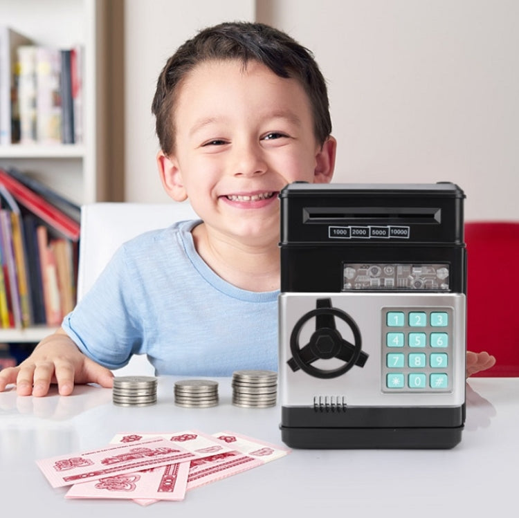 Cassetta di sicurezza con password Giocattolo automatico per bancomat per bambini, Black Red, White Blue, White Pink, Tyrant Gold, Silver, Red, Blue White, White Red, Rose Red, Panda, Reddish Black, Green, Red&Black