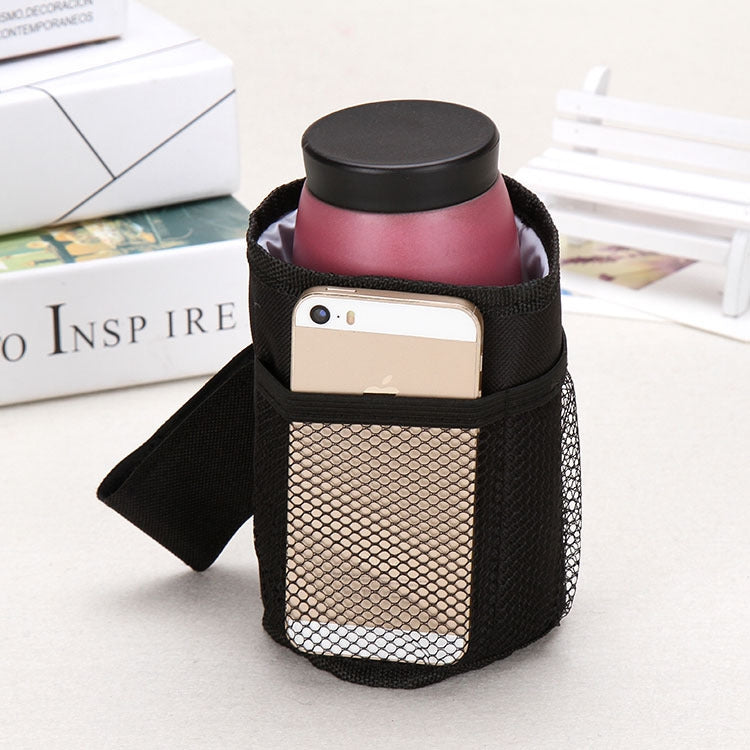 2 PCS Passeggino Speciale Borsa per tazze Portabicchieri sospeso laterale Forniture per passeggino impermeabili, Stroller Hanging Cup Holder