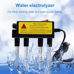 2 PCS Elettrolizzatore domestico Test Elettrolisi Strumenti per l'acqua Misuratore di livello di purezza dell'acqua Strumento di test PH Tester di qualità dell'acqua
