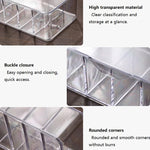 2 PCS Dust Storage Line Box Hub Finishing Box Desktop Data Cable Storage Box, Specifica:, 8 Grid Basic, 8 Grid Increase, 8 Grid Increase With Cover