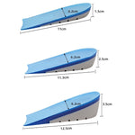 2 paia di imbottiture interne rialzate di mezza misura, morbide e confortevoli, con assorbimento degli urti invisibili, solette maggiorate, 1.5cm, 2.5cm, 3.5cm