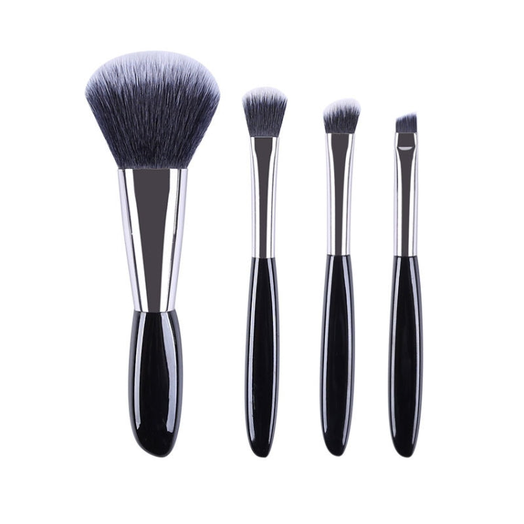 Set pennelli trucco 4 in 1 Black Pebbles con custodia