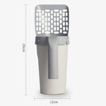 All-In-One Cat Litter Scoop Pet Toilet Picker Paletta in plastica portatile rimovibile, Cat Litter Scoop