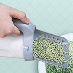 All-In-One Cat Litter Scoop Pet Toilet Picker Paletta in plastica portatile rimovibile, Cat Litter Scoop