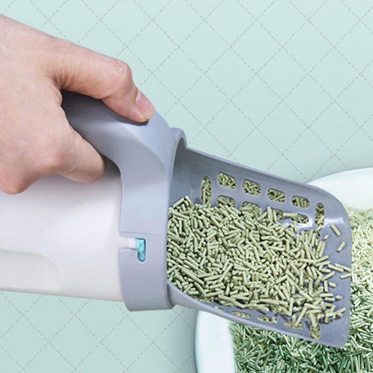 All-In-One Cat Litter Scoop Pet Toilet Picker Paletta in plastica portatile rimovibile, Cat Litter Scoop