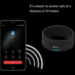 Auricolare Bluetooth Fascia per lo sport Corsa all'aperto Yoga Foulard assorbente dal sudore, Black, Gray, Dark Gray, Red
