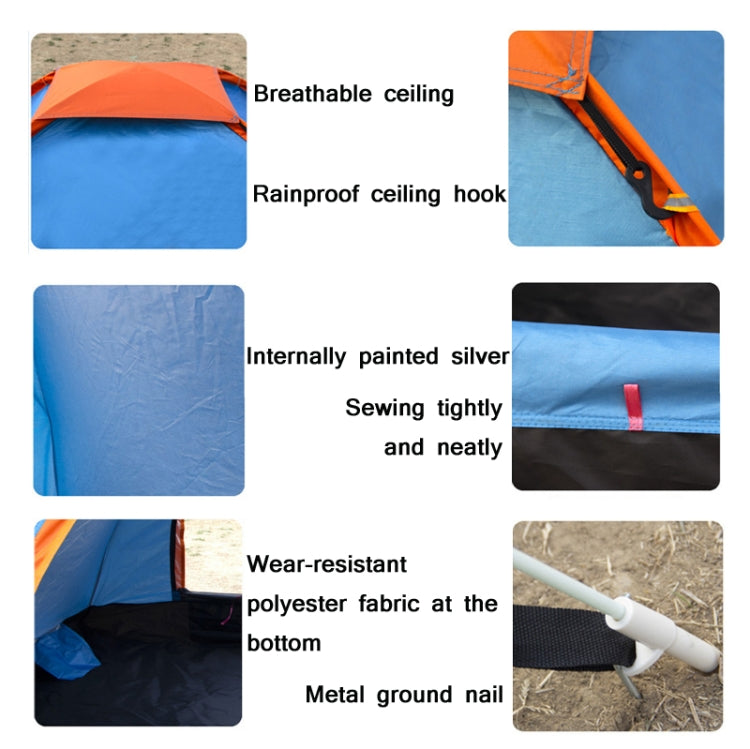 Tenda da campeggio all'aperto da spiaggia, antipioggia, automatica, a installazione rapida, a prova di sole, For Single People, For Double People, For 3-4 People