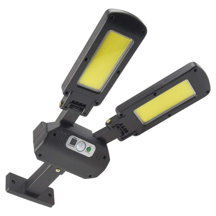 Lampada da parete solare a induzione 2 teste 600lm
