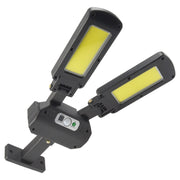 Lampada da parete solare a induzione 2 teste 600lm