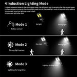 Lampada da parete solare a induzione 2 teste 600lm