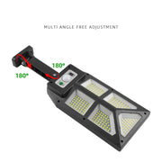 Lampione da parete solare a induzione 196 LED 600lm