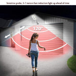 Lampione da parete solare 196 LED 600lm per esterni