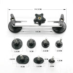 12 in 1 set di strumenti per la riparazione di ammaccature per auto Estrattore per riparazione di ammaccature in lamiera, 12 In 1