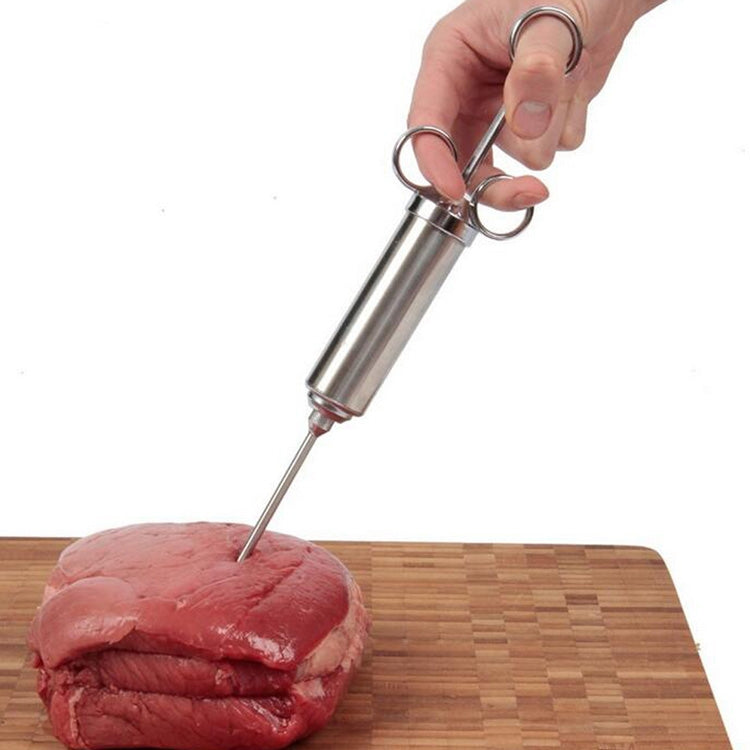 Siringa per condimento da cucina con siringa per condimento in acciaio inossidabile, 8 in 1, 9 in 1, 10 in 1