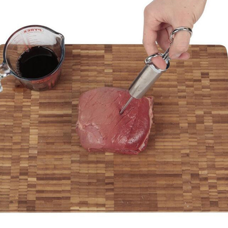 Siringa per condimento da cucina con siringa per condimento in acciaio inossidabile, 8 in 1, 9 in 1, 10 in 1