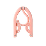 Appendiabiti pieghevole da viaggio portatile da 10 pezzi Stendibiancheria in plastica multifunzione, 3pcs Pink, 3pcs Green, 3pcs Beige, 3pcs Blue