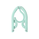 Appendiabiti pieghevole da viaggio portatile da 10 pezzi Stendibiancheria in plastica multifunzione, 3pcs Pink, 3pcs Green, 3pcs Beige, 3pcs Blue