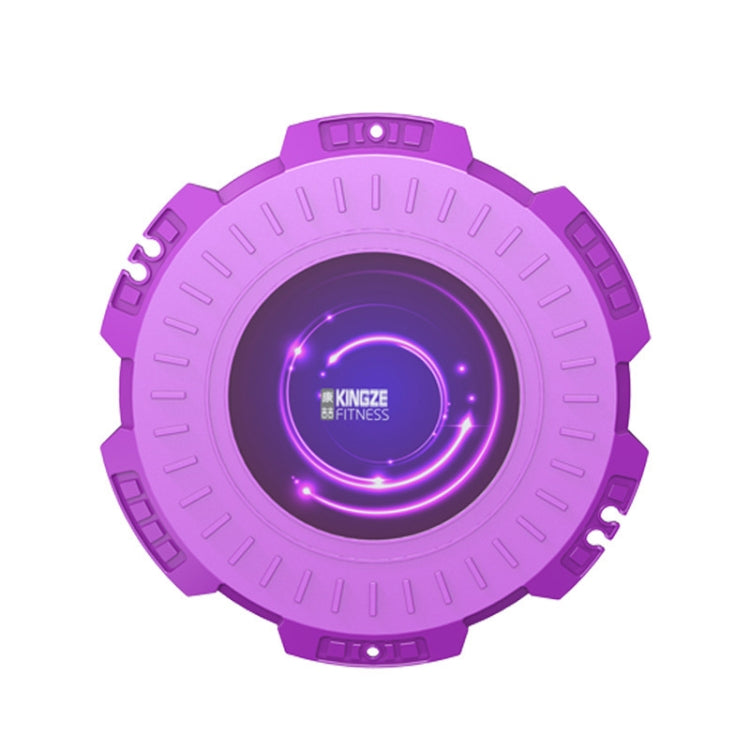 KINGZE Home Waist Twist Board Attrezzature per il fitness Sport Addome Girevole Twisting Machine, Purple, Fresh Green, Purple + Pull Rope, Fresh Green + Pull Rope