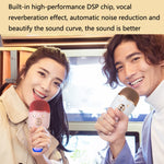 Microfono wireless Bluetooth K58 con lampada per smartphone