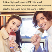 Microfono wireless Bluetooth K58 con lampada per smartphone