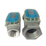 Misuratore di portata a turbina con display elettronico BD-H01 Misurazione del misuratore di portata dell'urea del cherosene diesel Misuratore di portata del conteggio del misuratore di portata, 1 Inch, 1.5 Inch