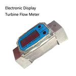 Misuratore di portata a turbina con display elettronico BD-H01 Misurazione del misuratore di portata dell'urea del cherosene diesel Misuratore di portata del conteggio del misuratore di portata, 1 Inch, 1.5 Inch