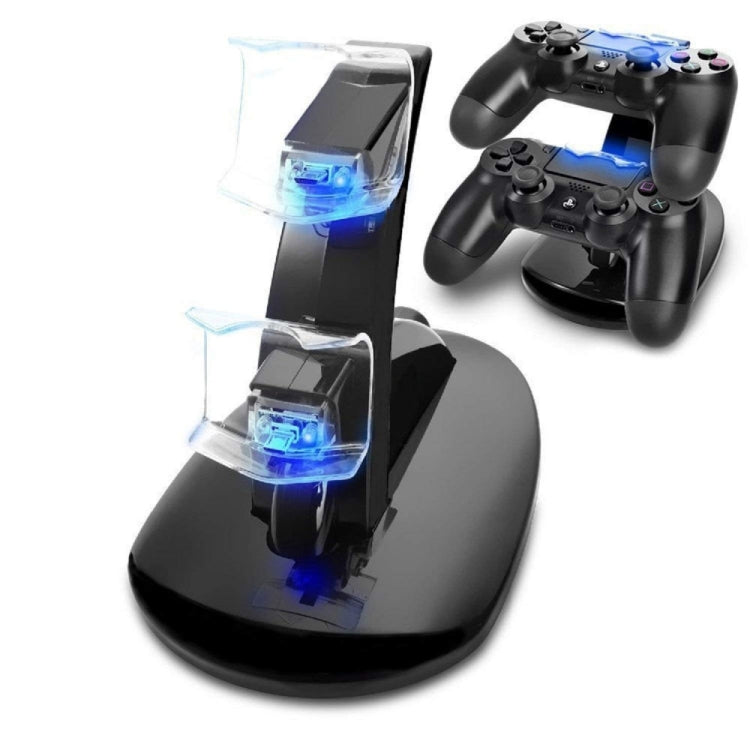 Dock di ricarica controller PS4 con LED e doppia USB
