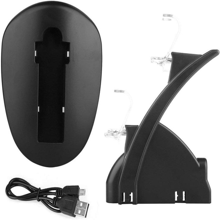 Dock di ricarica controller PS4 con LED e doppia USB