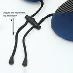 Cuscino da viaggio a forma di U in memory foam magnetico