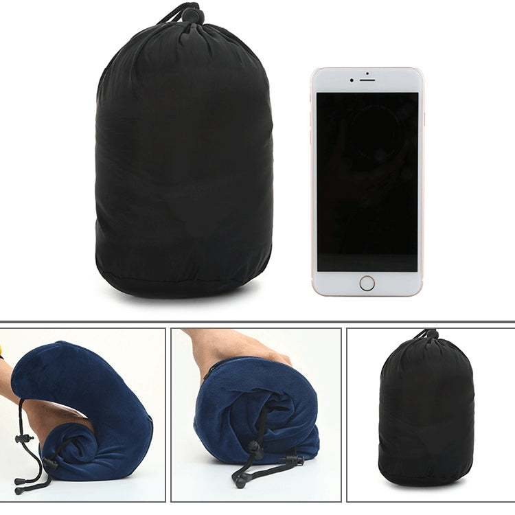 Cuscino da viaggio a forma di U in memory foam magnetico