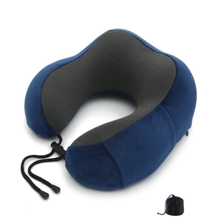 Cuscino da viaggio a forma di U in memory foam magnetico