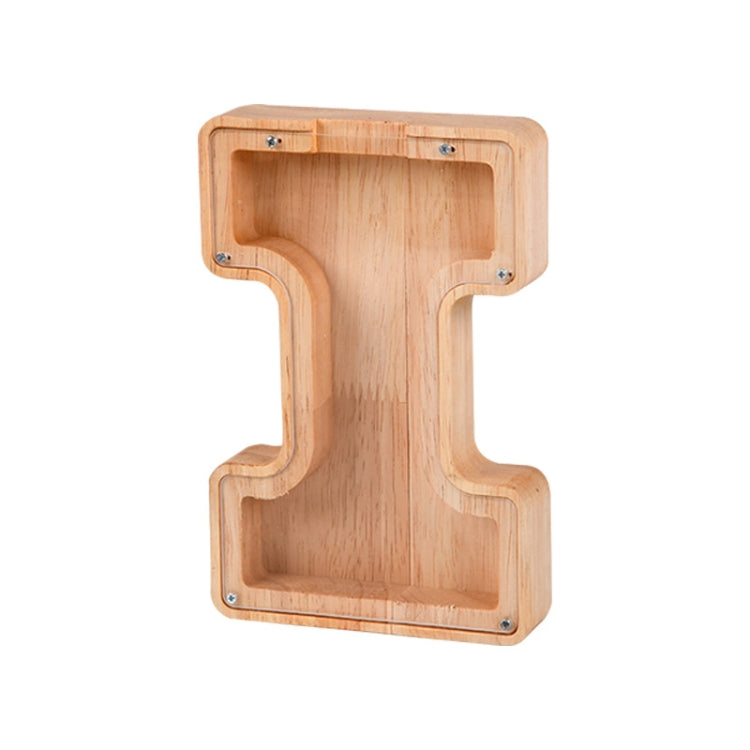 Salvadanaio in legno con alfabeto inglese Salvadanaio in acrilico trasparente