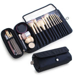 Borsa cosmetica Borsa porta pennelli cosmetici Kit trucco di bellezza pieghevole multifunzionale