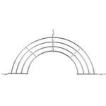 3 pezzi scolapiatti semicircolare in acciaio inox da cucina per verdure al vapore, dimensioni:, 24cm, 26cm, 30cm